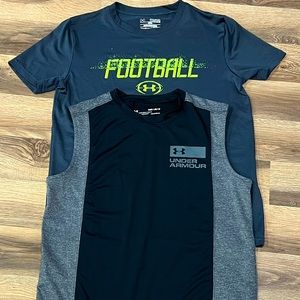 2 Under Amour Shirts Youth Medium